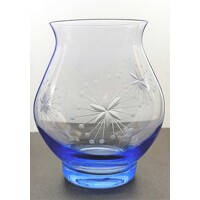 LsG-Crystal Svícny skleněný na čajové svíčky dekor Vločka SV-101 600 ml 1 Ks.