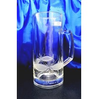 LsG-Crystal Sklenice pivní broušený půllitr dekor Kanta VU-083 650 ml 1 Ks.