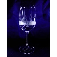 LsG-Crystal Skleničky na červené víno ručně broušené dekor Kanta Lara-122 450ml 2 Ks.