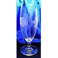 LsG-Crystal Skleničky broušené pivo/voda Růže nostalgika VU-188 380 ml 4 Ks.