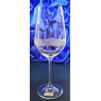 LsG-Crystal Skleničky na červené víno ručně broušené dekor Kanta dárkové balení RW-260 550 ml 2 ks.