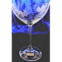 LsG-Crystal Skleničky broušené šampus miska Víno FR-293 340ml 4 Ks.