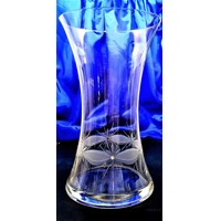 LsG-Crystal Váza skleněná 6 x Swarovski krystal broušená/ rytá dekor Kanta WA-...