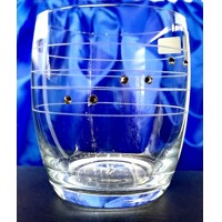 LsG-Crystal Skleničky na červené víno/ pivo/ vodu 36 x Swarovski krystal ručně broušené ryté dekor Claudia dárkové balení CL-522 300 ml 6 Ks.