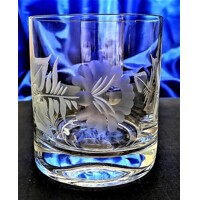 LsG-Crystal Skleničky na Whisky ručně broušené ryté dekor Růže WH-545 280ml 2 ...