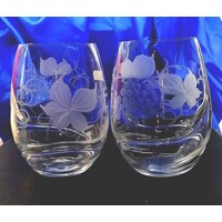 LsG-Crystal Skleničky na víno vodu Turbulence ručně broušené ryté dekor Víno originál balení TUR-648 500ml 6 Ks.