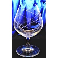 LsG-Crystal Skleničky na koňak ručně broušené dekor Galaxie Lara-7032 400 ml 6 Ks.