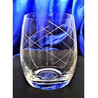 LsG Crystal Skleničky na vodu ručně broušené dekor Galaxie WG- 658 300ml 6 Ks.
