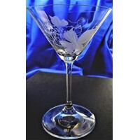 LsG-Crystal Skleničky na Martini/ koktejly ručně broušené dekor Víno Cindy-9429 180 x 130 mm 280 ml.6 Ks.