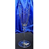 LsG-Crystal Skleničky na šampaňské sekt prosecco ručně broušené ryté dekor Galaxie Kate-349 220ml 2 Ks.