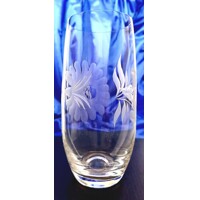 LsG-Crystal Sklenice na vodu/ pivo / Long drink broušené/ ručně ryté dekor Růže Bar-9425 470ml 4 Ks.