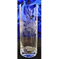 Lsg-Crystal Sklenice Long drink ručně broušené dekor Růže dárkové balení satén LD-0101 340 ml 2 Ks.