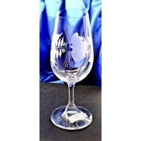 LsG-Crystal Skleničky na bílé víno ručně broušené dekor Šípek Glas-1095 200ml ...