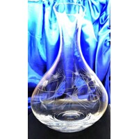 LsG-Crystal Dekantér karafa na víno vodu ručně ryté broušené dekor Bodlák LA-7021 1500 ml 1 Ks.