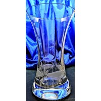LsG-Crystal Váza skleněná křišťálová broušená ry...