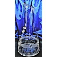 LsG-Crystal Láhev skleněná 31 x Swarovski krystal na víno broušená dekor Kanta nápojový set dárkové balení set-6091 1200/ 250ml 6 Ks.