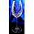 LsG-Crystal Skleničky na bílé červené víno 10 x Swarovski červený modrý krystal dekor Srdce dárkové balení satén Turbulence-1709 350ml 2 Ks.