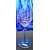 LsG-Crystal Jubilejní sklenice se jménem na víno modrá dárek pro muže ručně rytá broušená květina J-1917 350ml 1 Ks.